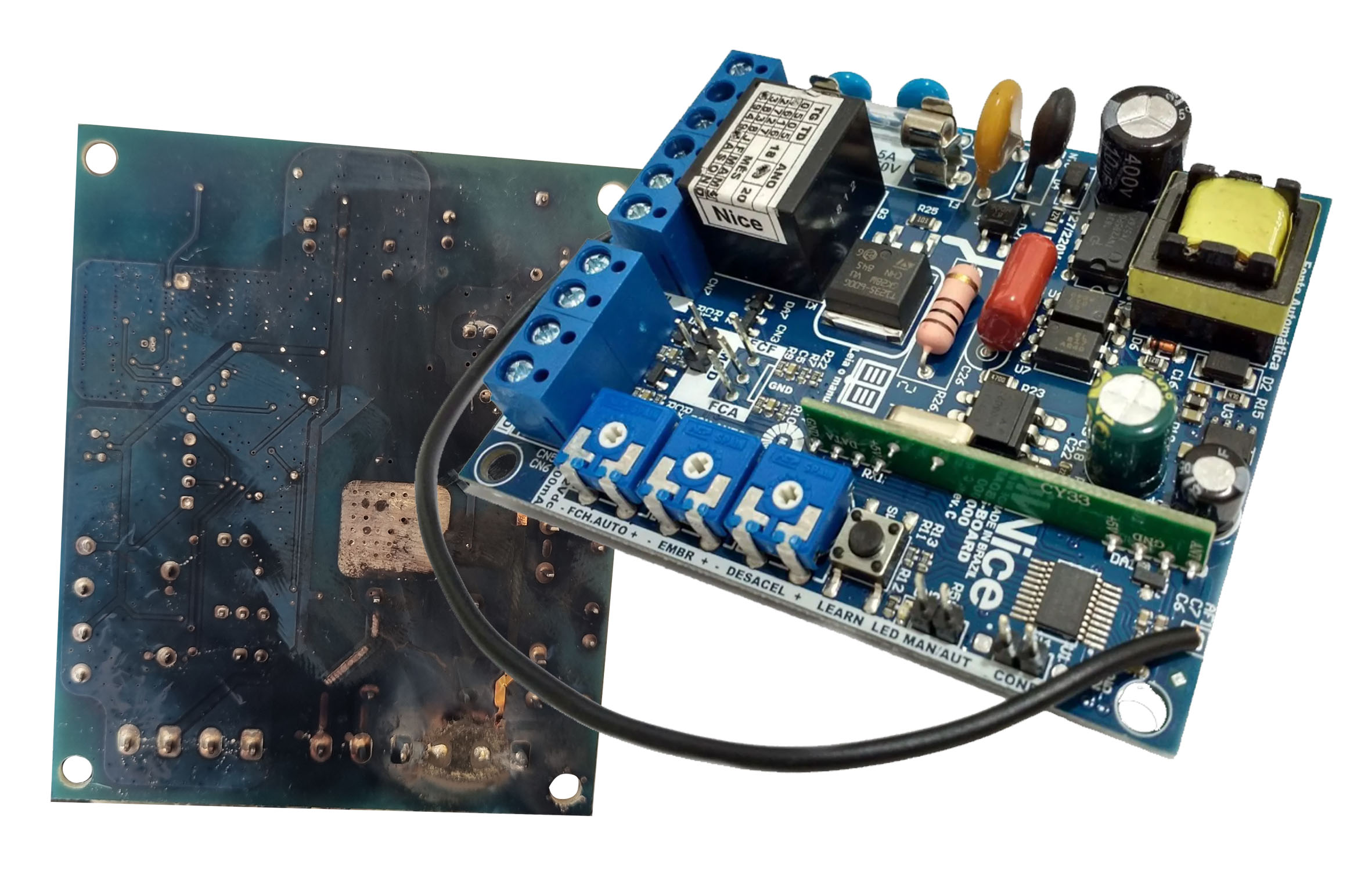 substituição de central eletrônica