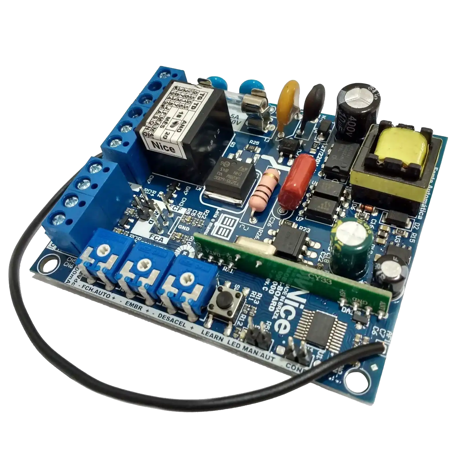 Central CP 3050F — central de portão automático com Rolling Code e Learning Code